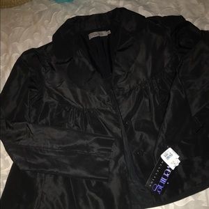 Crop repellent black jacket